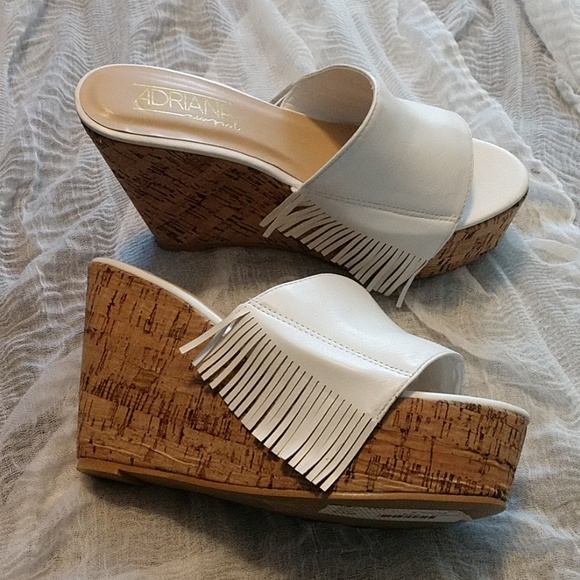 Adriana New York Shoes - Adriana NY Lazaro Cork Wedge Slip-on sandal